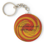 Begin Love Quote Keychain_Romantic Valentine Gifts