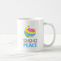 Begin your day with PEACE (and coffee!) Coffee Mugs