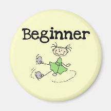 Beginner Ice Skating T-shirts and Gifts Refrigerator Magnets