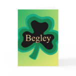 Begley Irish Greeting Card