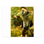Beguiling of Merlin ~ Burne-Jones 1874 Painting Postcards