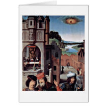 Beheading Of John The Baptist By Hans Memling Greeting Cards