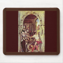 Beheading Of John The Baptist By Weyden Rogier Van Mousepad
