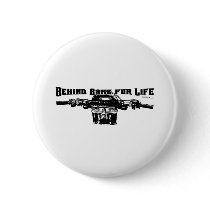 Behind Bars For Life – Motocross Pinback Button