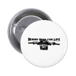 Behind Bars For Life – Motocross Pinback Button