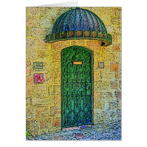 Behind Closed Door Card