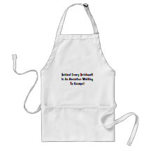 Behind Every  Brickwall Is... Apron