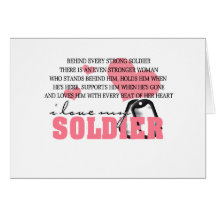 Behind every Soldier Cards