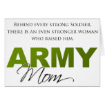 Behind Every Strong Soldier 2 Greeting Cards