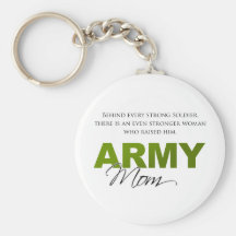 Behind Every Strong Soldier 2 Key Chain
