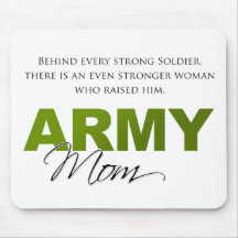 Behind Every Strong Soldier 2 Mousepad