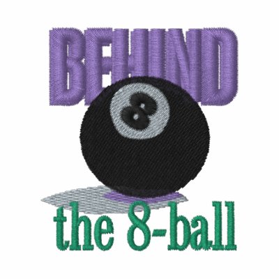 BEHIND THE 8-BALL EMBROIDERED SHIRT by islandviewembpics
