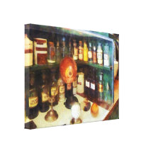 Behind the Counter at the Dr Canvas Prints