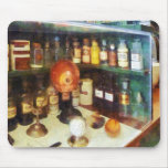 Behind the Counter at the Drugstore Mousepads