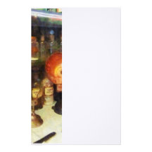 Behind the Counter at the Drugstore Customized Stationery