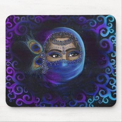 Behind The Veil Mouse Mat by MysticDanceCompany