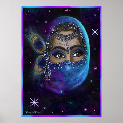 Behind the Veil  Poster by MysticDanceCompany