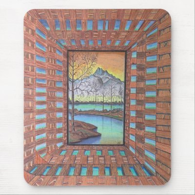 Behind The Woodwork Drawings Mousemats by amazingb
