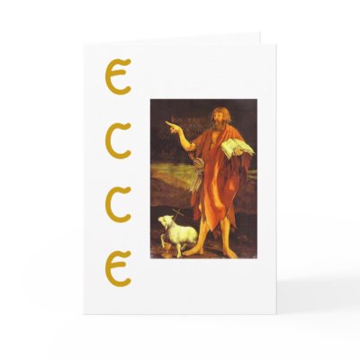 Behold! Christ is Lord! Greeting Cards by saintjohnthebaptist