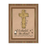 Behold the Lamb Christian Postcard