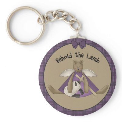 Behold the Lamb Keychain by berkeleygirlforever