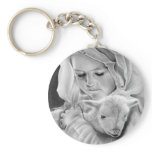 Behold the Lamb of God Keychain