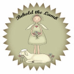 Behold The Lamb Ornament Photo Cut Outs