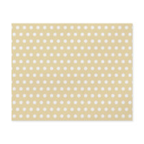 Beige and White Polka Dot Pattern. Spotty. Flyers