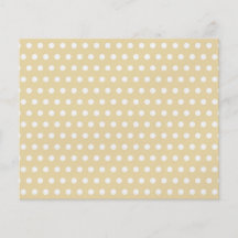 Beige and White Polka Dot Pattern. Spotty. Flyers