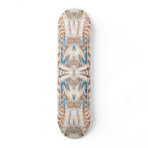 Beige Fractal Skateboard