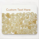 beige glass tiles, Custom Text Here mousepads