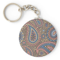Beige Rose Paisley