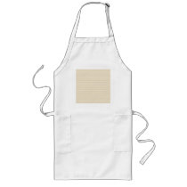 Beige Tan Colour Stripe Pattern. Apron