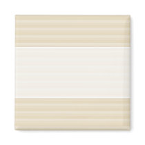 Beige Tan Colour Stripe Pattern. Magnet
