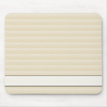 Beige Tan Colour Stripe Pattern. Mousepads