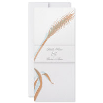 Beige tan wedding wheat flower