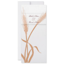 Beige white wedding wheat flower