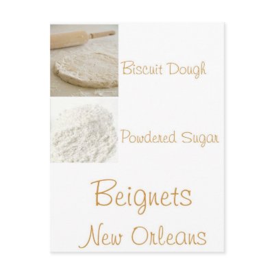 BEIGNETS POST CARD by PerGis_NOSaints