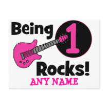 Being 1 Rocks! with Pink Guitar