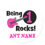 Being 1 Rocks! with Pink Guitar