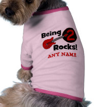 Being 2 Rocks! with Guitar Pet Tee