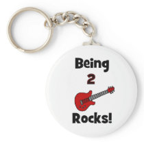 Being 2 Rocks!  with Guitar Key Chains