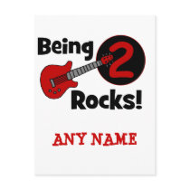 Being 2 Rocks! with Guitar Postcards