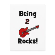 Being 2 Rocks!  with Guitar Post Cards