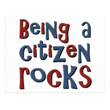 Being a Citizen Rocks Post Cards