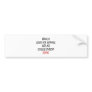 Being A Good For Nothing Lazzy Ass College Student Bumper Stickers