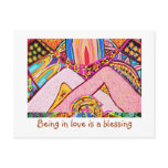 Being in love is a blessing : Art by Naveen Post Cards