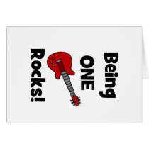 Being One Rocks! with Guitar Card