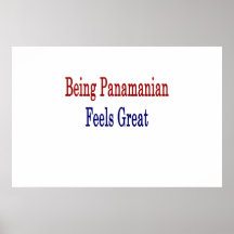 Being Panamanian Feels Great Print