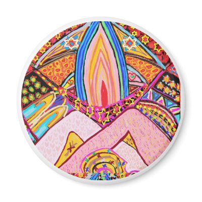 Being Together After the Orgasm: by Naveen Refrigerator Magnets by doonagiri